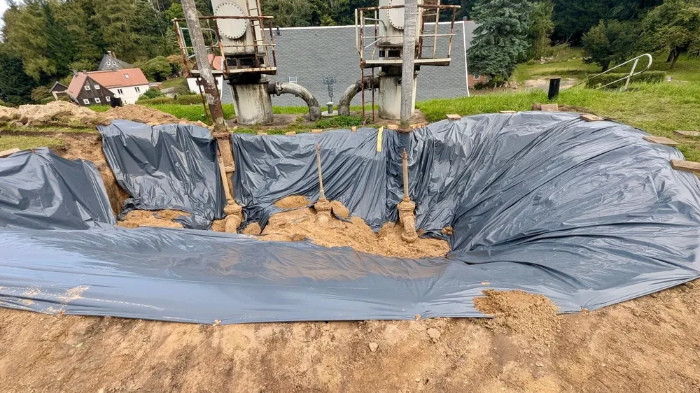 Jonsdorf Wasserwerk - Neubau Absetzbecken